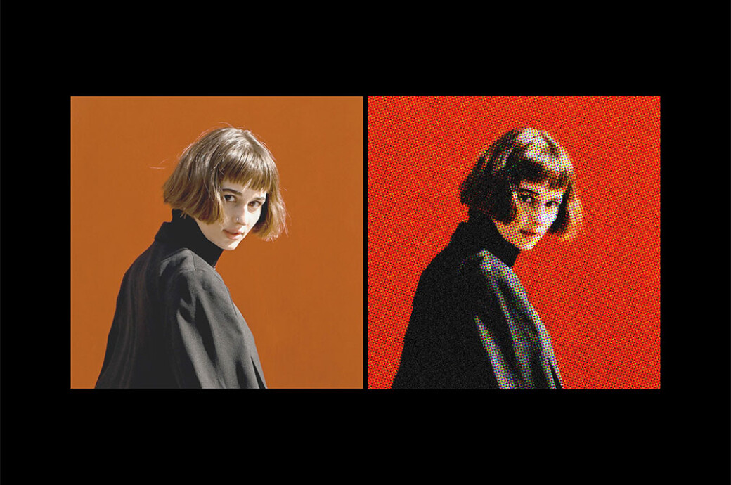 Comic Halftone Photo Effect