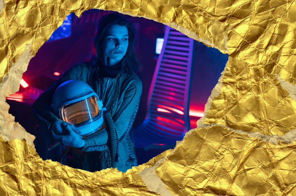 Gold Paper Textures: Elements