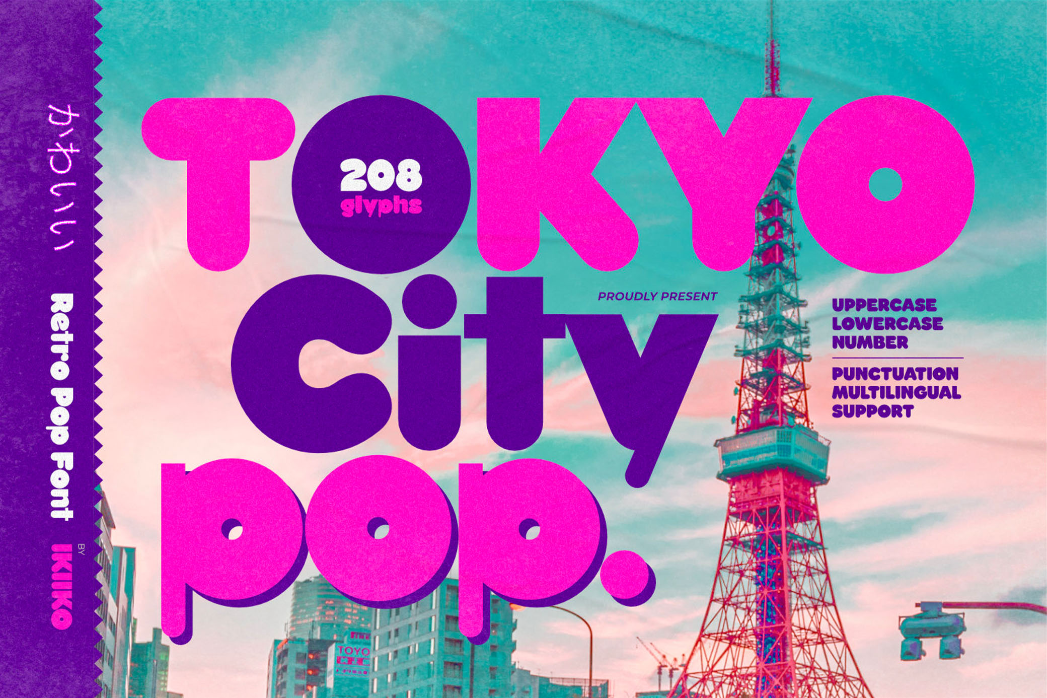 Tokyo City Pop — Retro Font