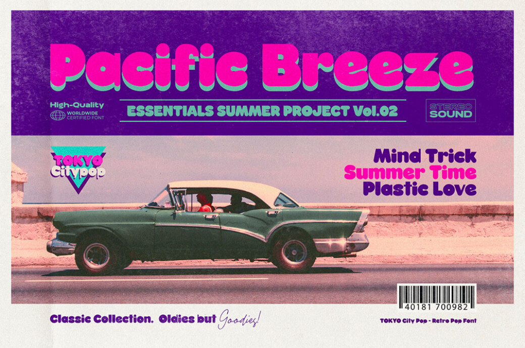 Tokyo City Pop — Retro Font