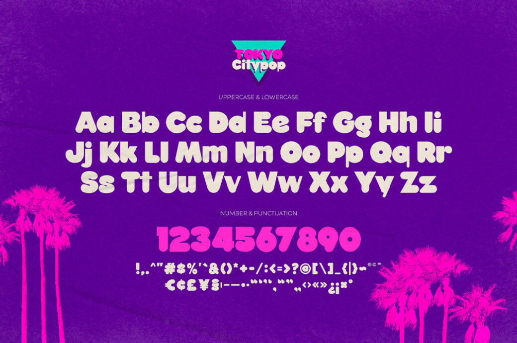 Tokyo City Pop — Retro Font