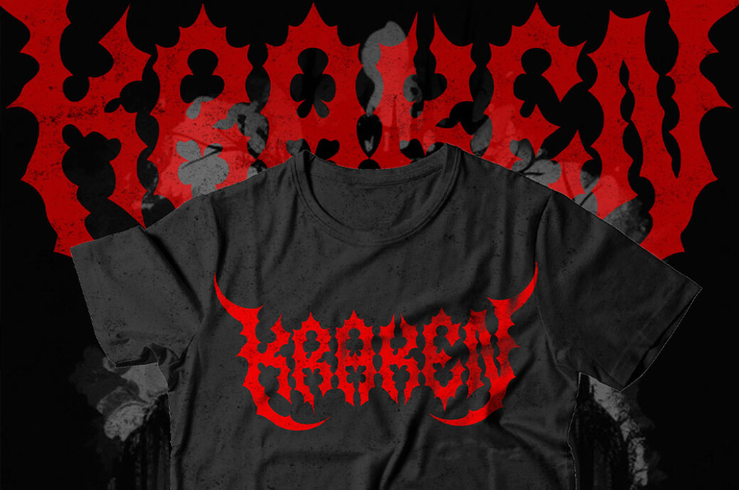 CRUSH – Simple Metal Font