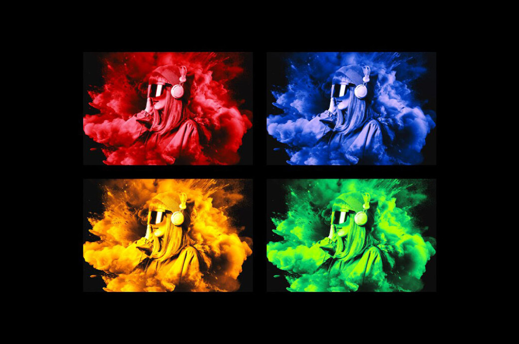 Cinematic Explosion Photo Effect