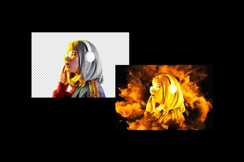 Cinematic Explosion Photo Effect