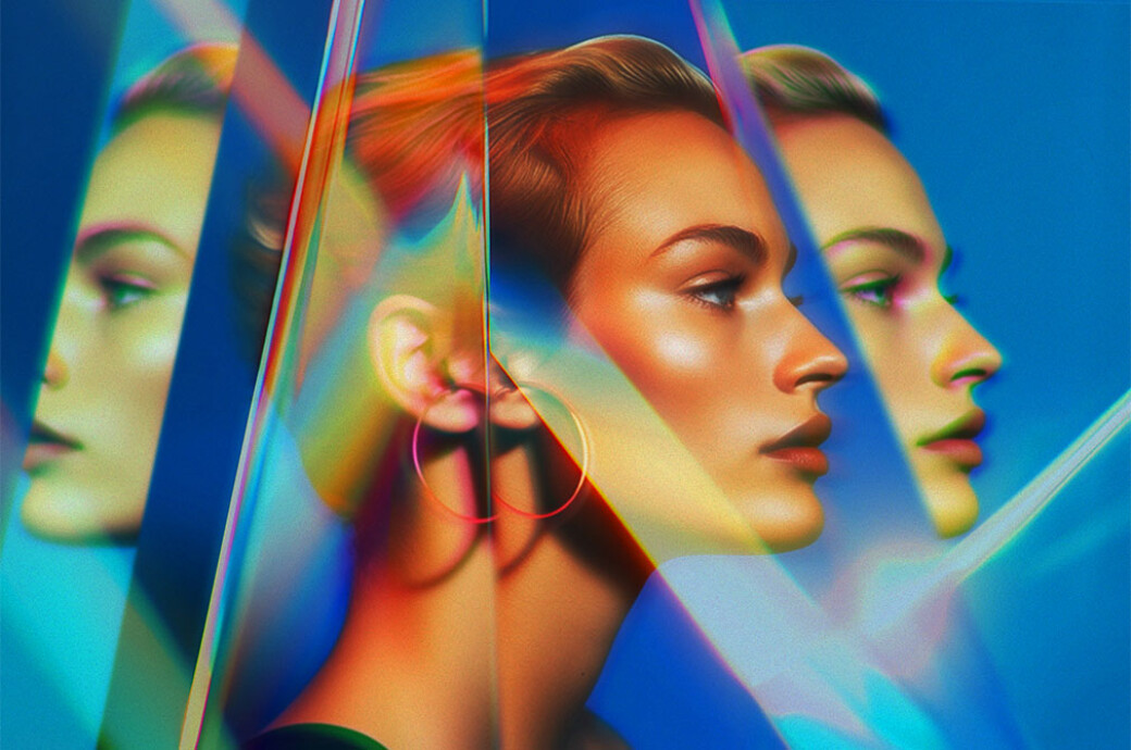 Prism Dispersion Photo Effect