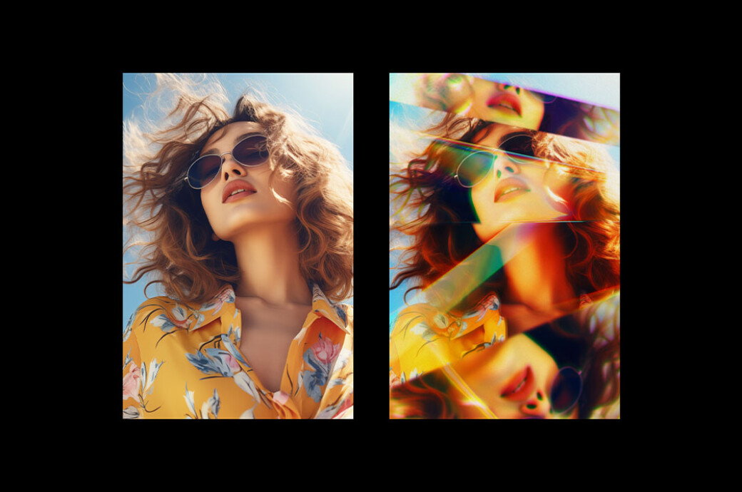 Prism Dispersion Photo Effect