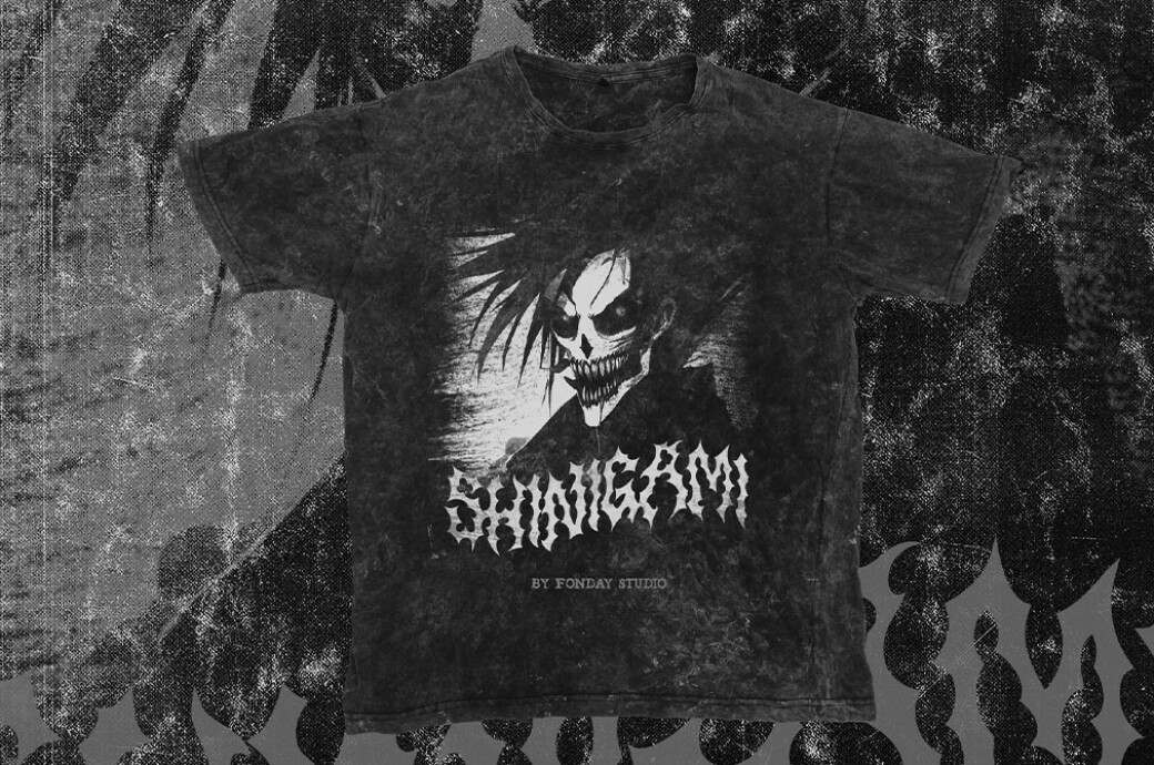 ANGER RAVEN – Death Metal Font