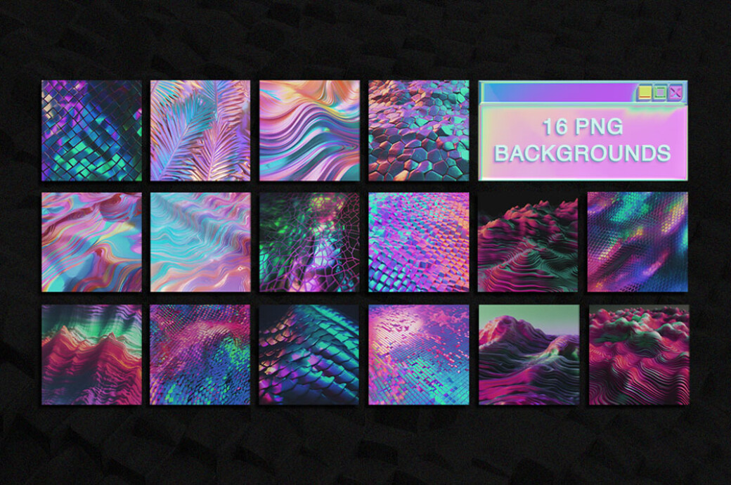 Imaginary Y2K World — Collage Kit