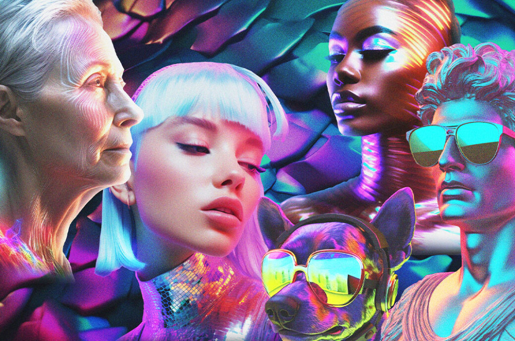 Imaginary Y2K World — Collage Kit