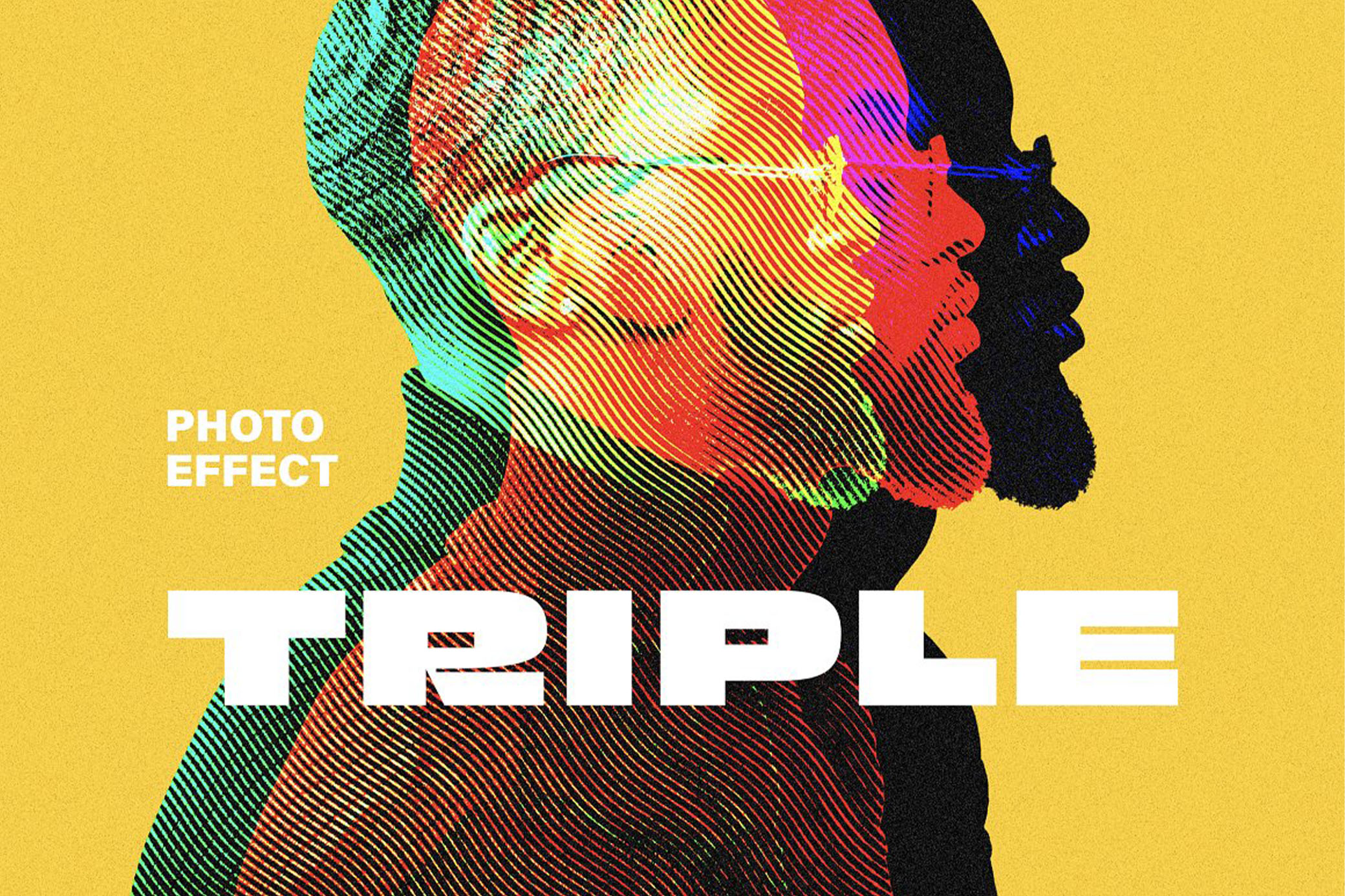 Triple Halftone Exposure Effect