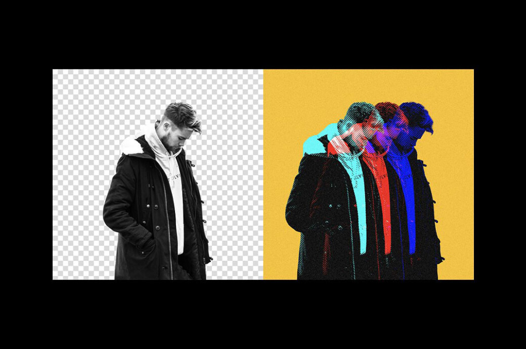 Triple Halftone Exposure Effect