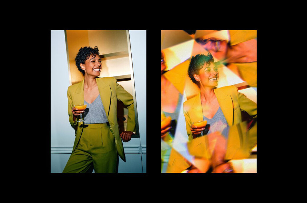 Rainbow Prism Lens Photo Effect