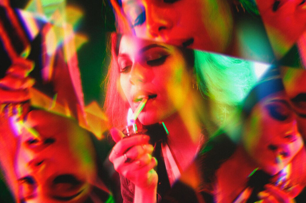 Rainbow Prism Lens Photo Effect