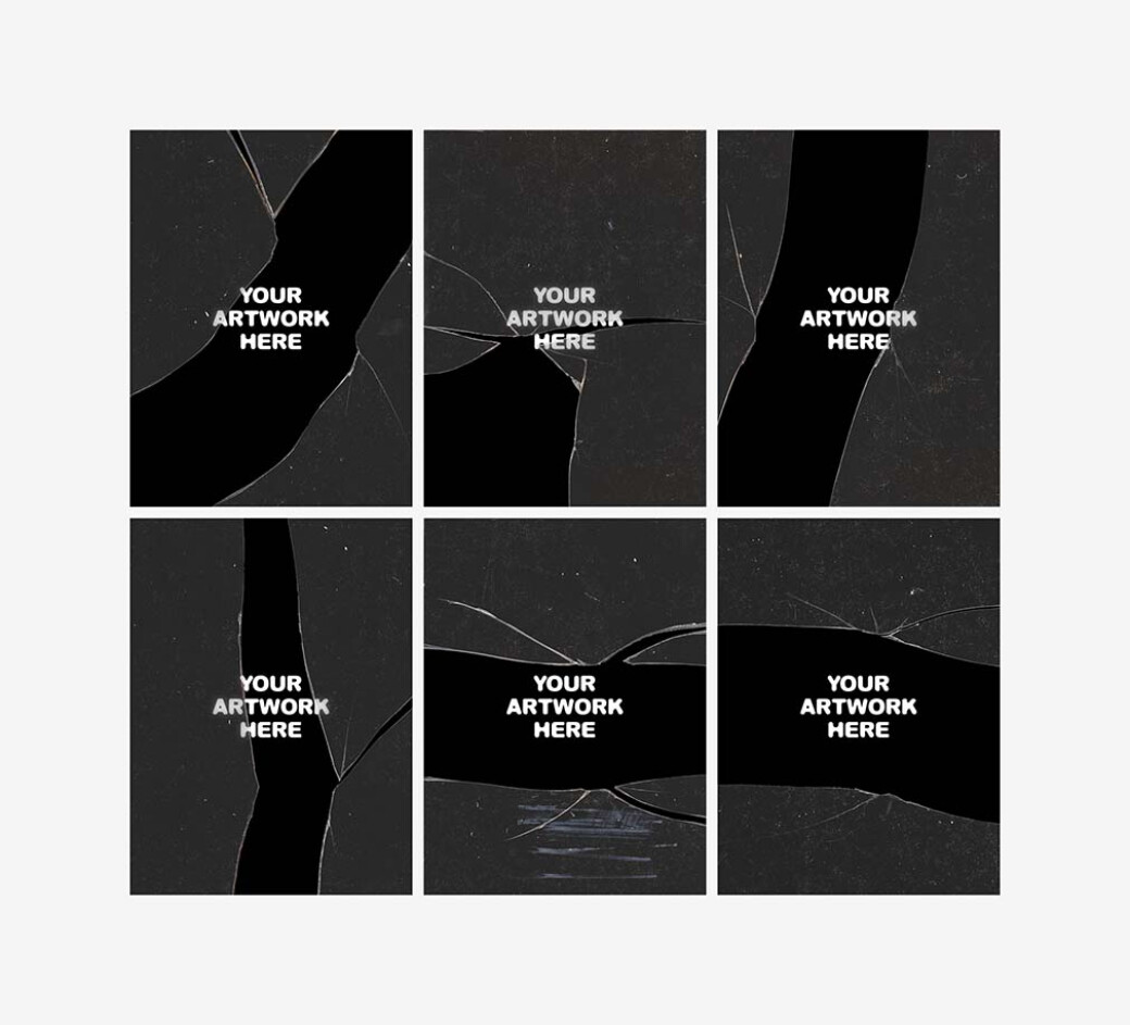 BROKEN GLASS Textures & Mockups Vol.4