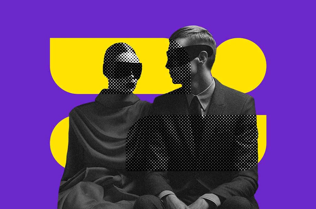 Halftone Shapes Photo Effect