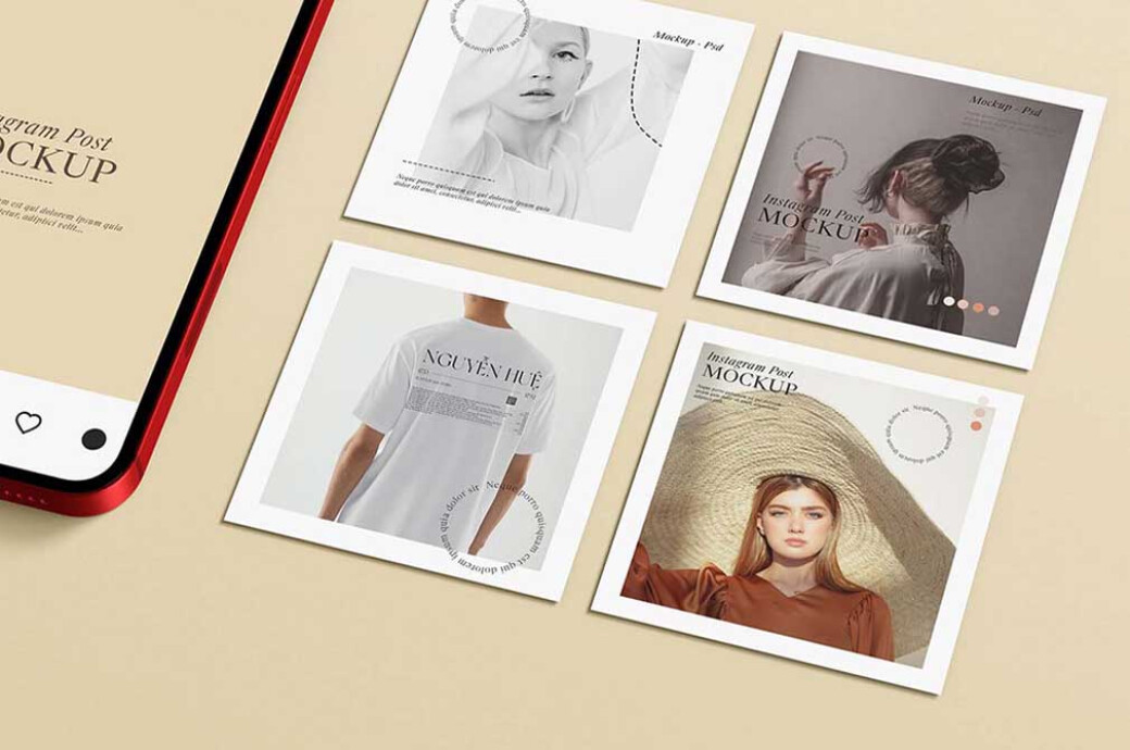 Instagram Post Mockup Vol.4