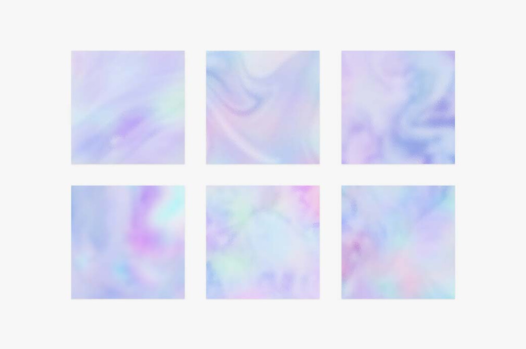 Foil Paper Holographic Texture Set