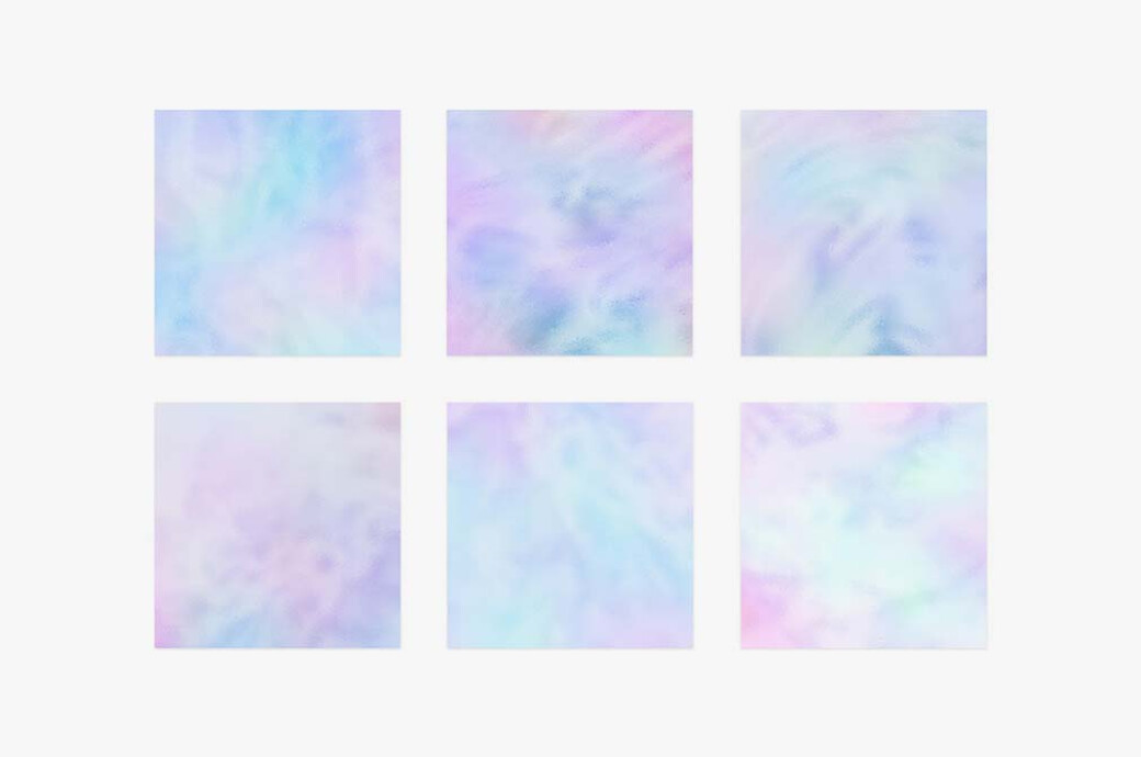 Foil Paper Holographic Texture Set