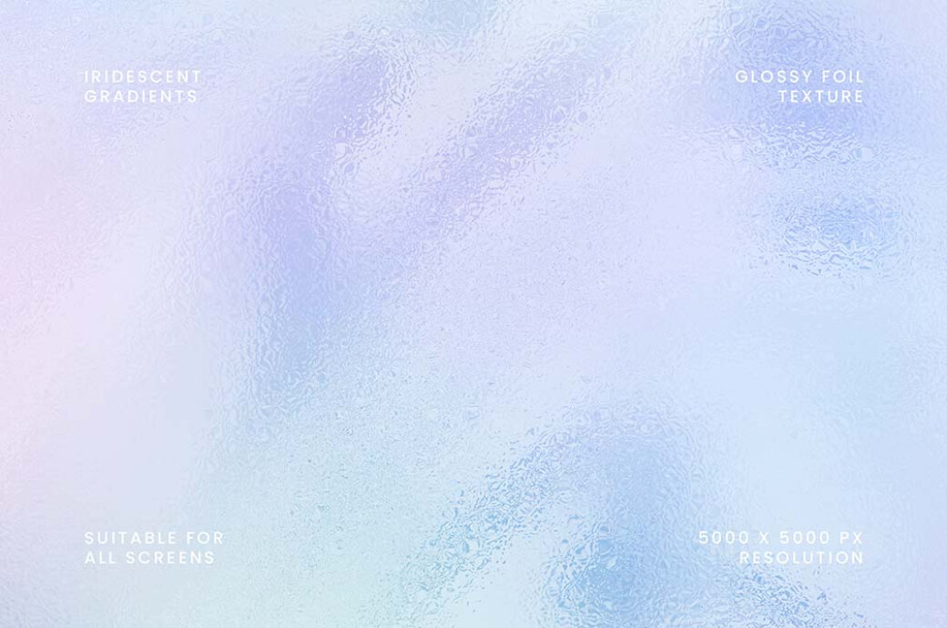 Foil Paper Holographic Texture Set