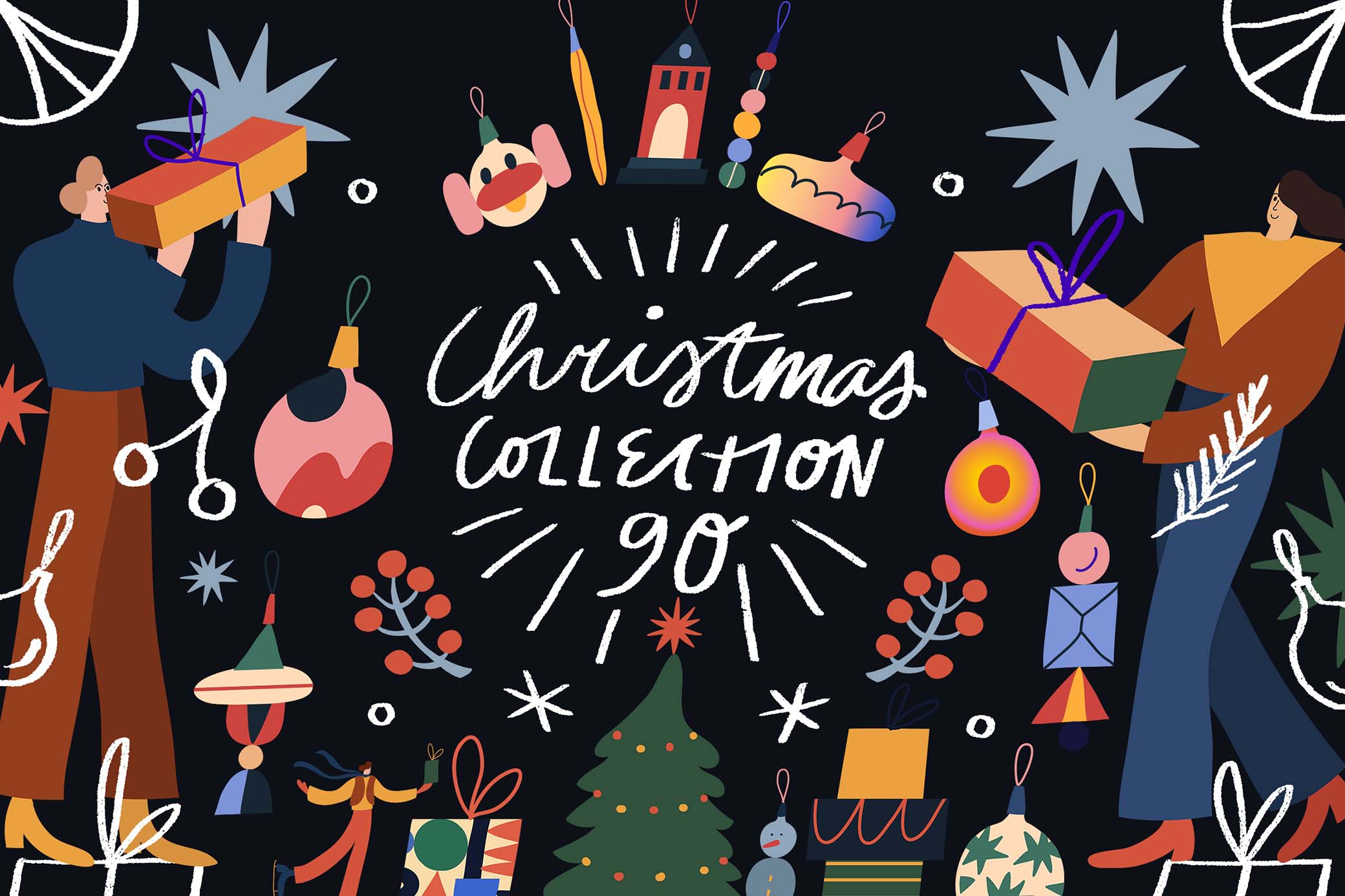 Hand-Drawn Christmas Collection