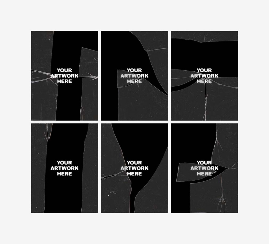 BROKEN GLASS Textures & Mockups Vol.3