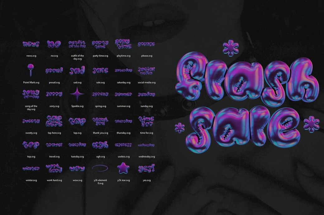 Inflated 3D Stickers