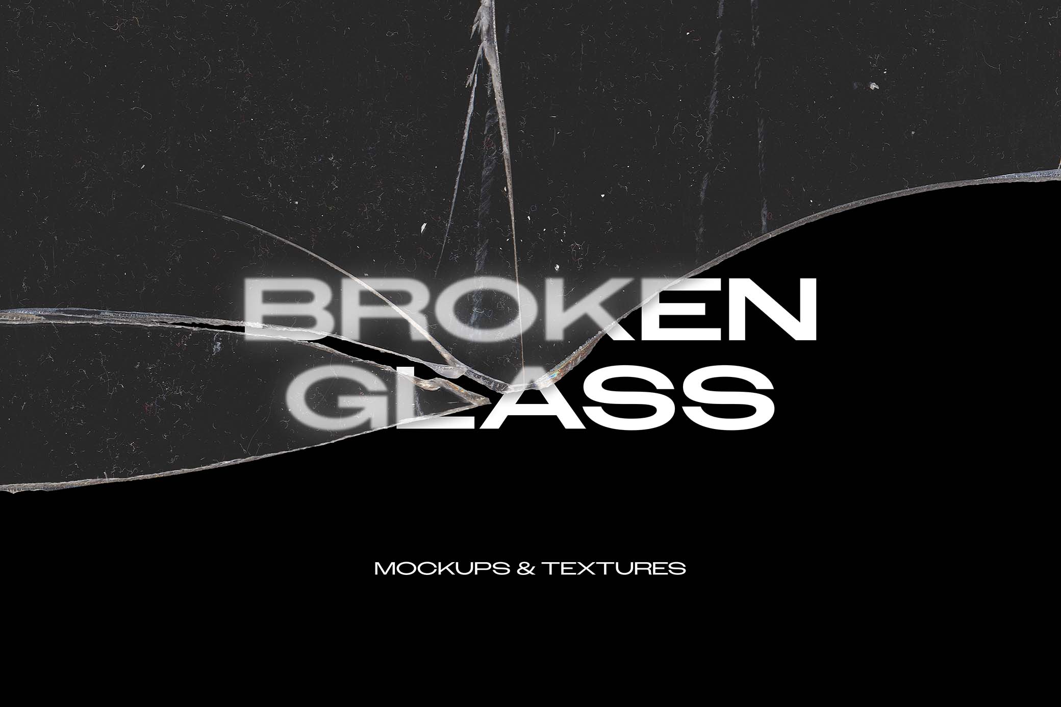 BROKEN GLASS Textures & Mockups Vol.2