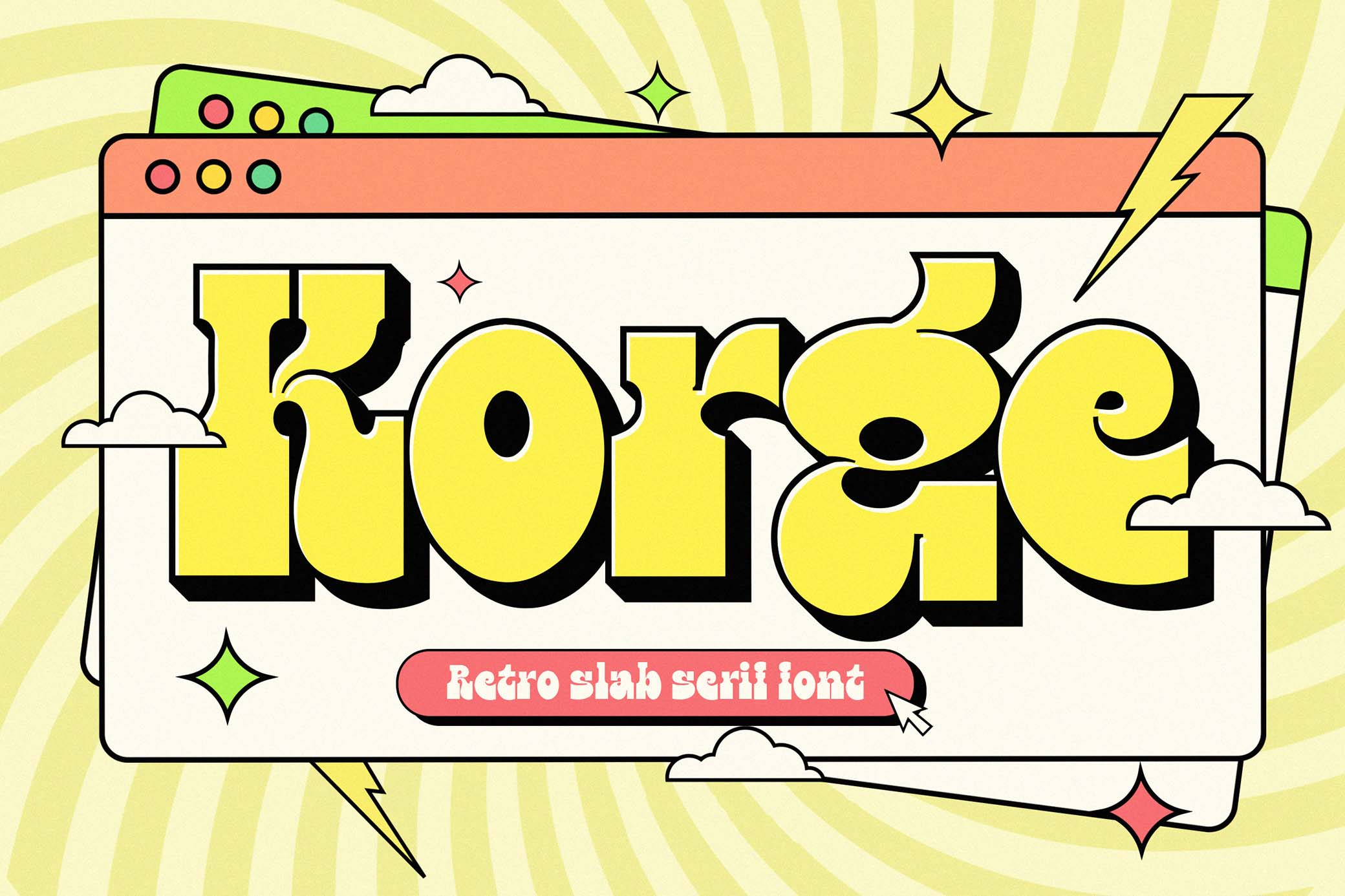 Korge — Bold Slab Font