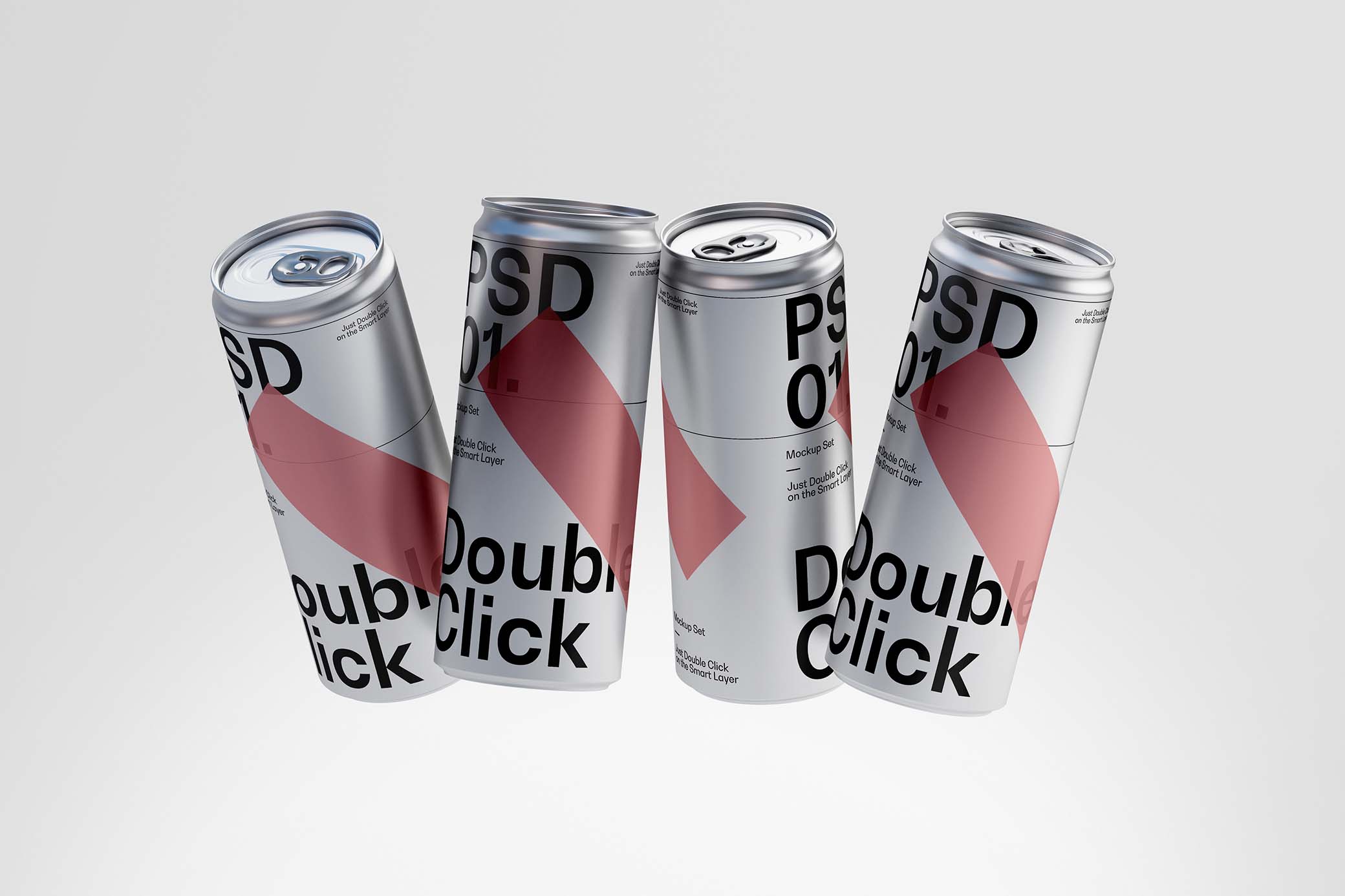 Metallic Soda Can Mockup Vol.1