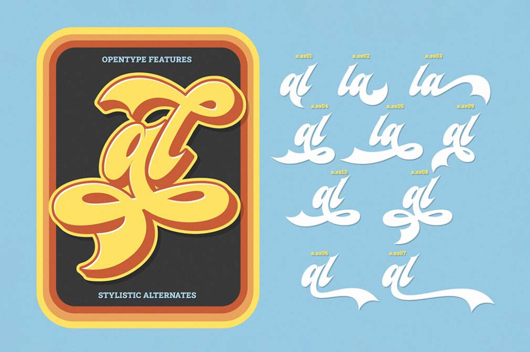 Lettro — Retro Layered Script