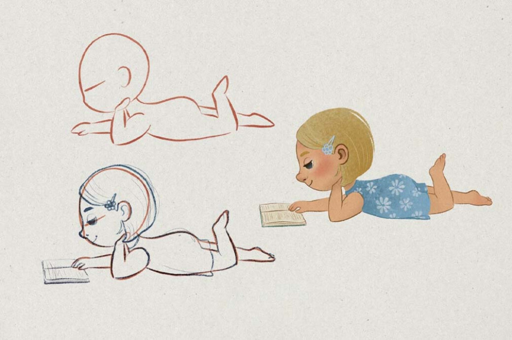 Stamp Procreate Brushes for Kids Character Design