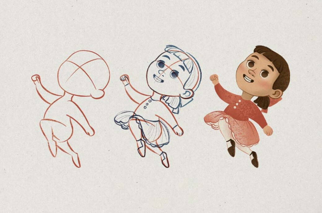 Stamp Procreate Brushes for Kids Character Design