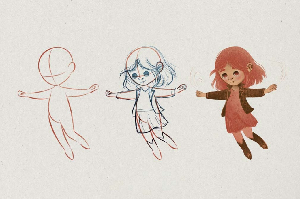 Stamp Procreate Brushes for Kids Character Design