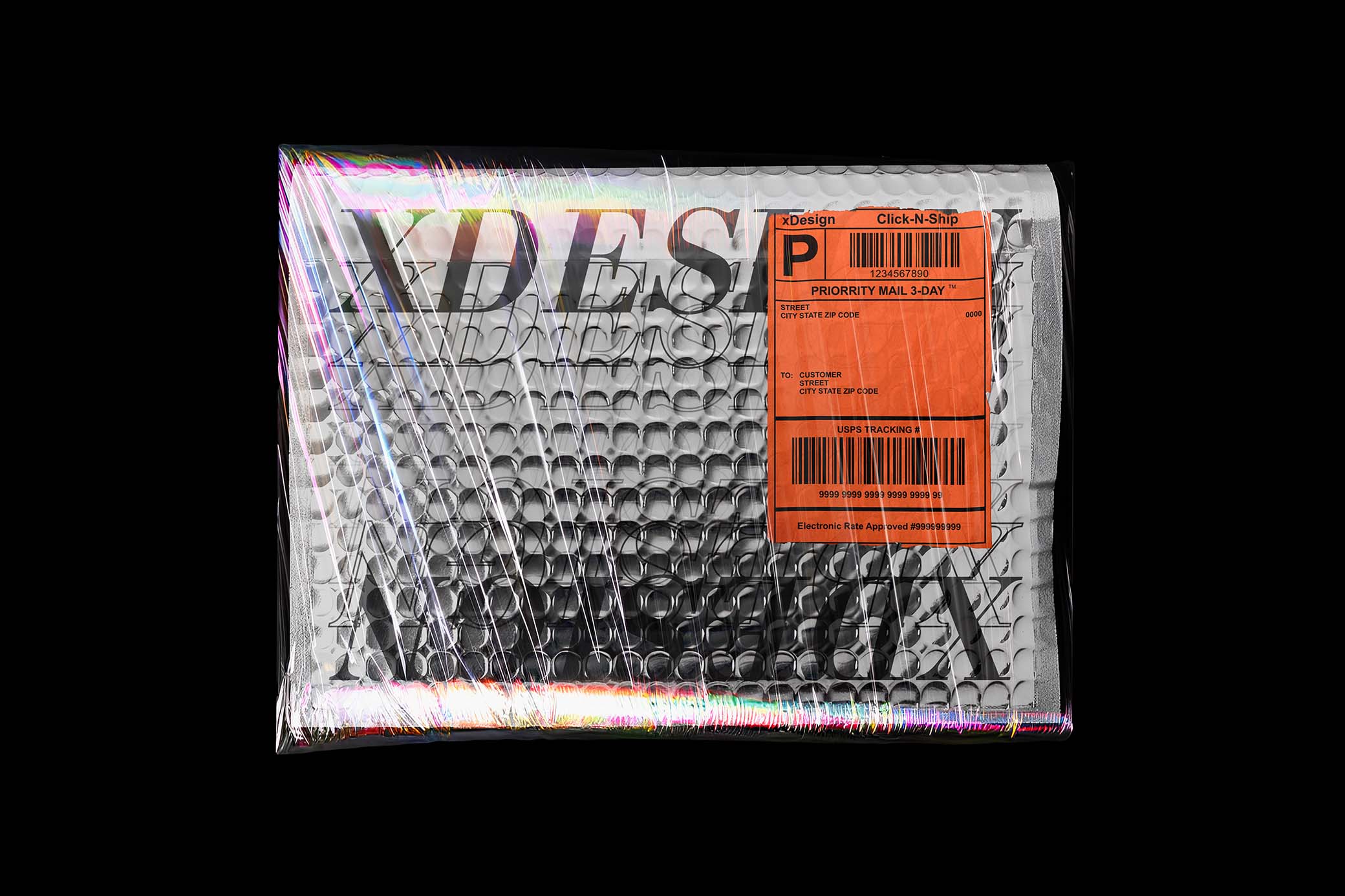 Holographic Brand Identity Mockup Vol.1