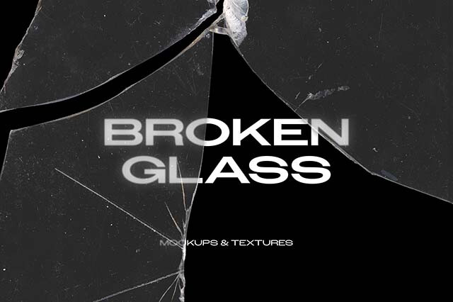 BROKEN GLASS Textures & Mockups Vol.1