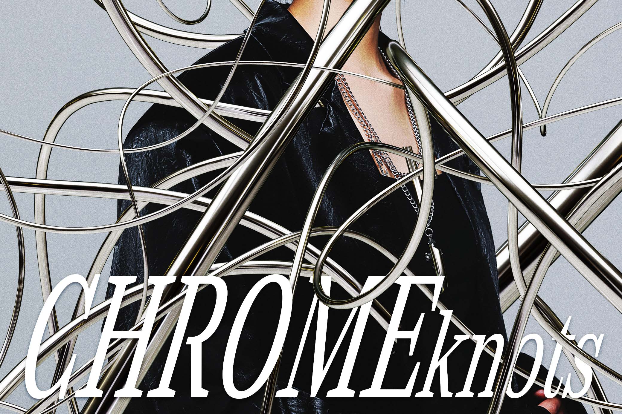 Chrome Knots — 3D PNG Shapes