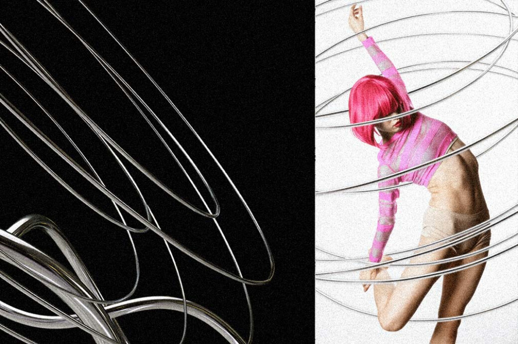 Chrome Knots — 3D PNG Shapes