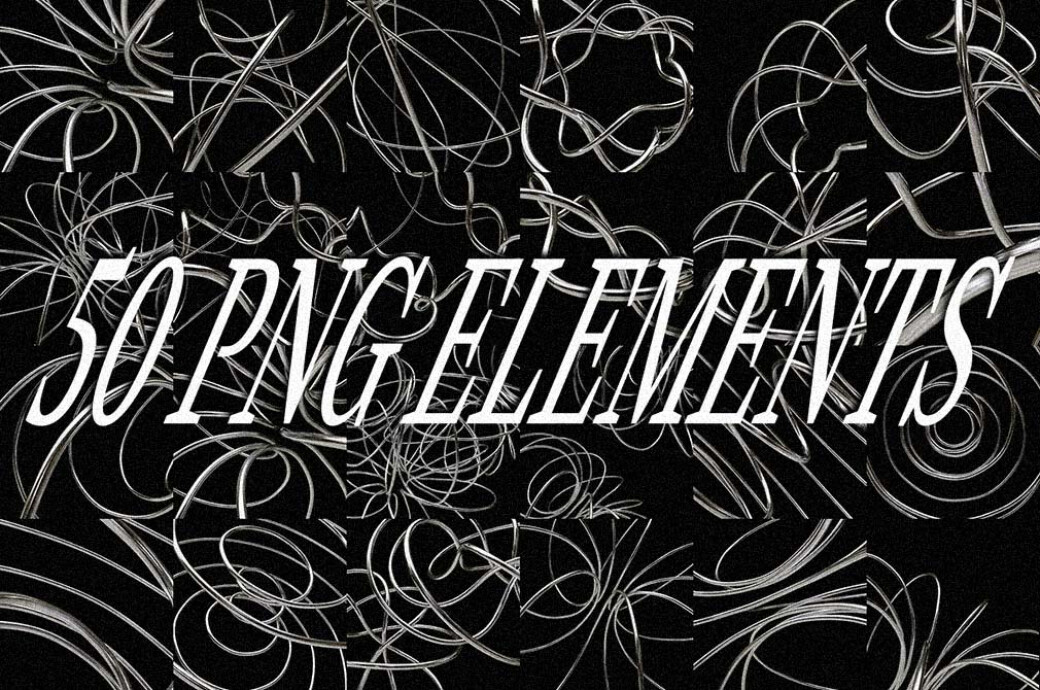 Chrome Knots — 3D PNG Shapes