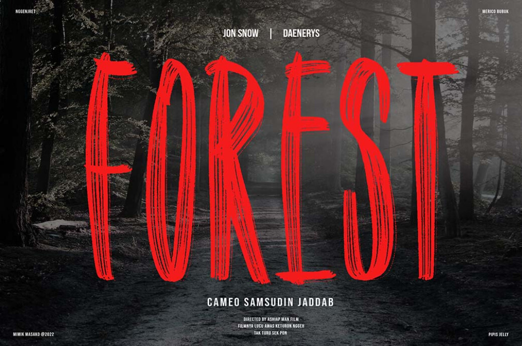 Hacksaw — Condensed Dry Brush Font