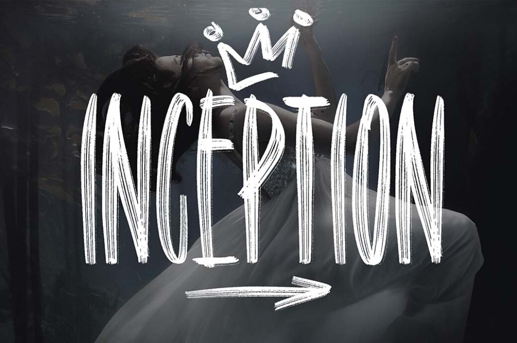 Hacksaw — Condensed Dry Brush Font