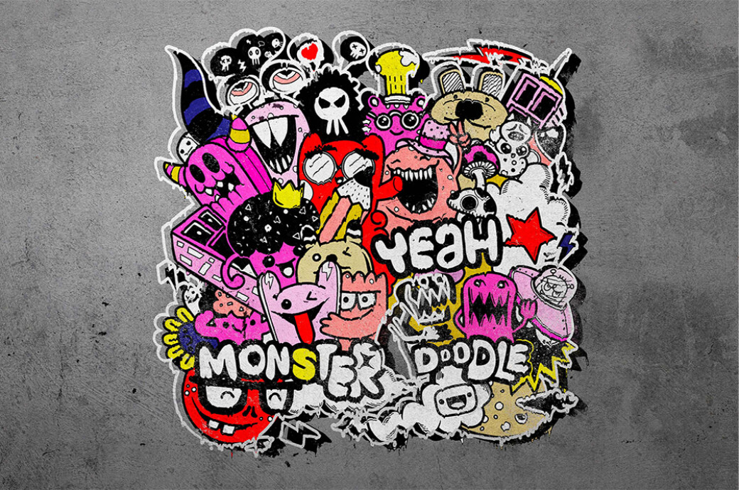 Street Graffiti Mockup