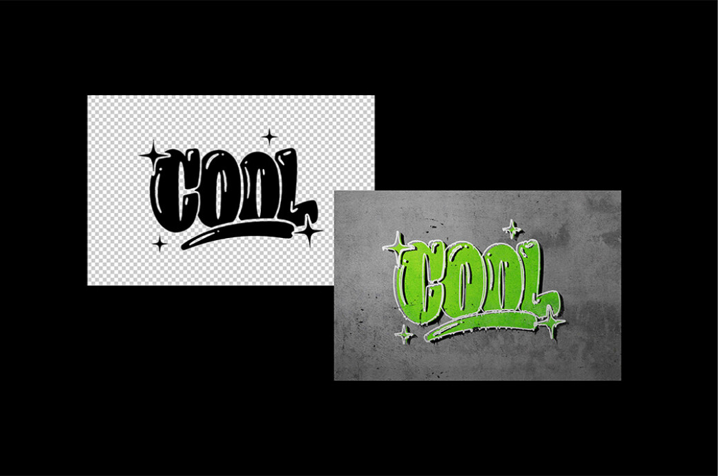 Street Graffiti Mockup