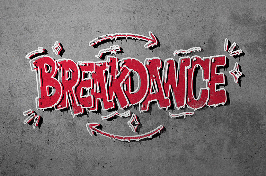 Street Graffiti Mockup