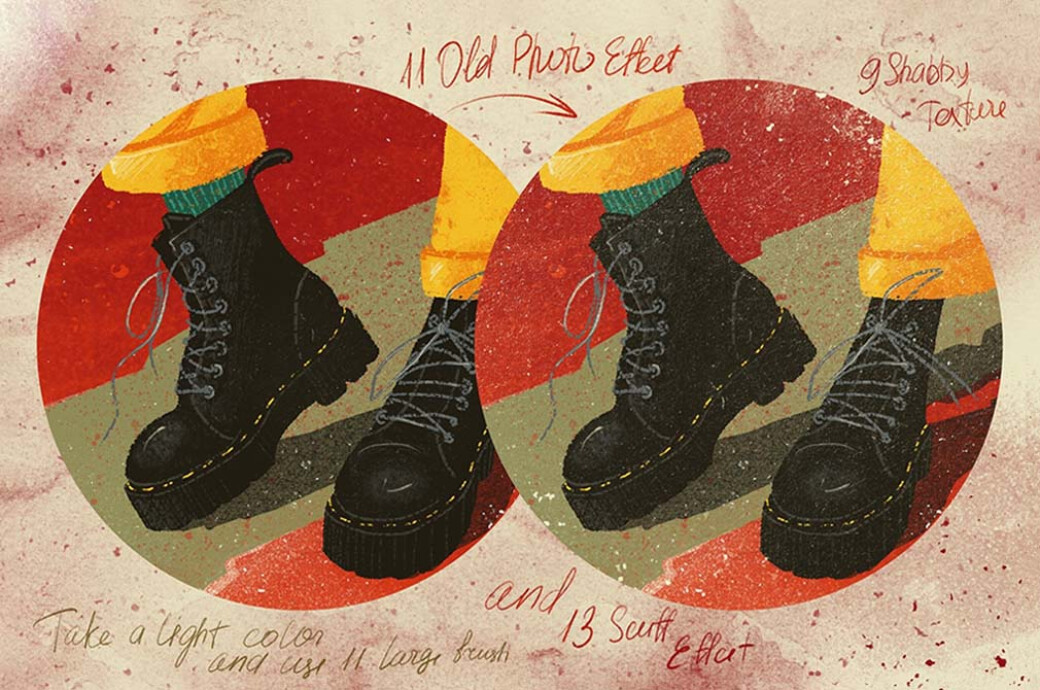 Vintage Texture Procreate Brushes