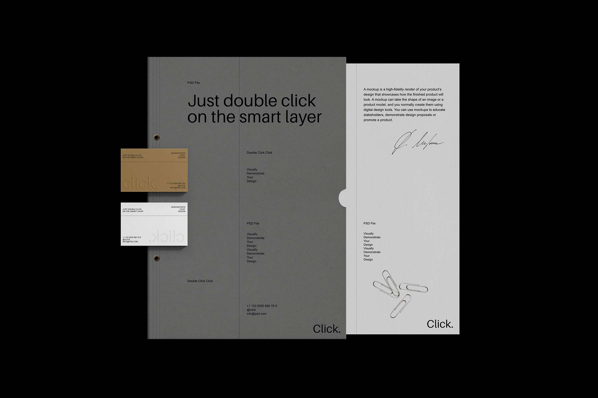 A4 Letterhead Brand Identity Mockup