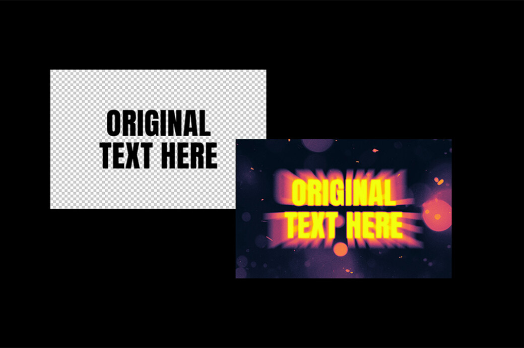 Cinematic Shine Text Effect