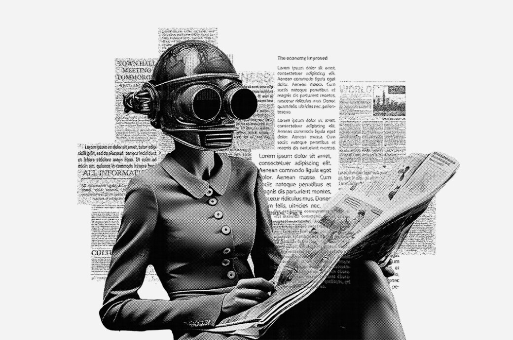 Newspaper Cutout Photo Effect