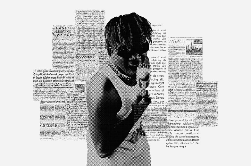 Newspaper Cutout Photo Effect