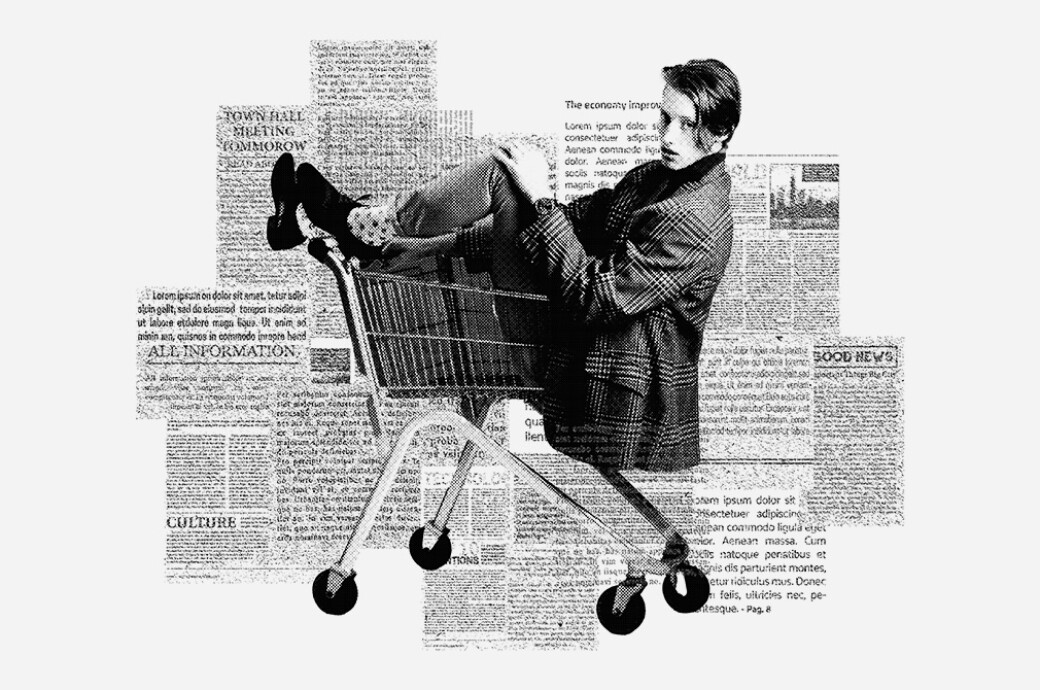 Newspaper Cutout Photo Effect