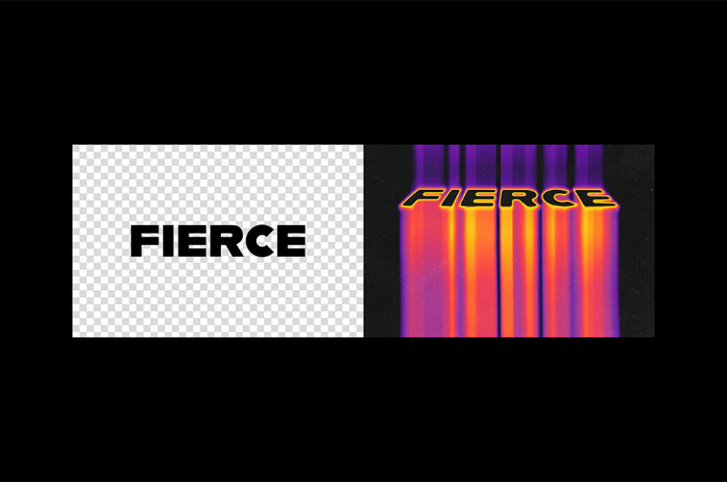 Bright Floating Text Effect